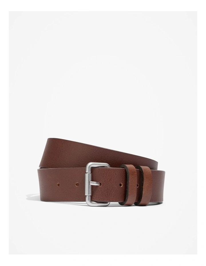 Australian Made Milled Belt in Chestnut image 1