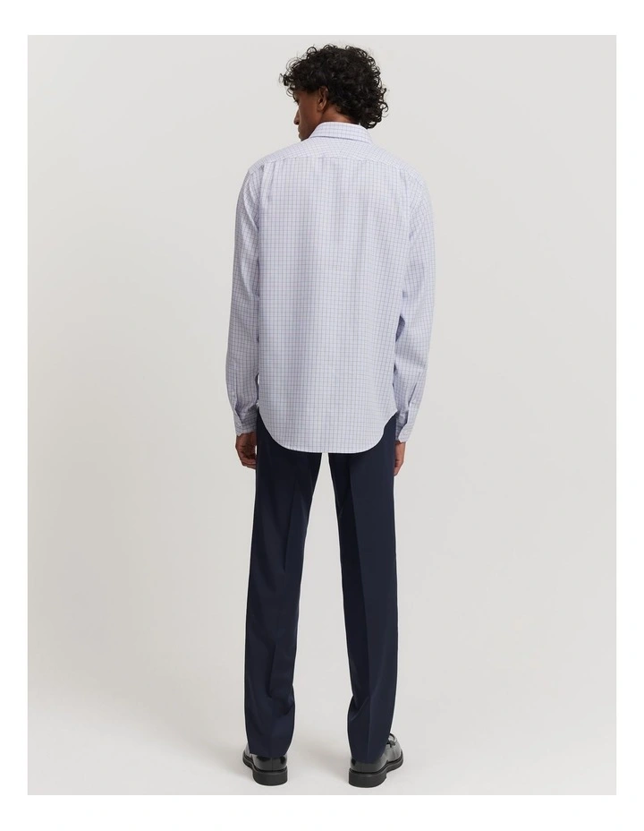 Multi Check Travel Shirt in Lavender image 4