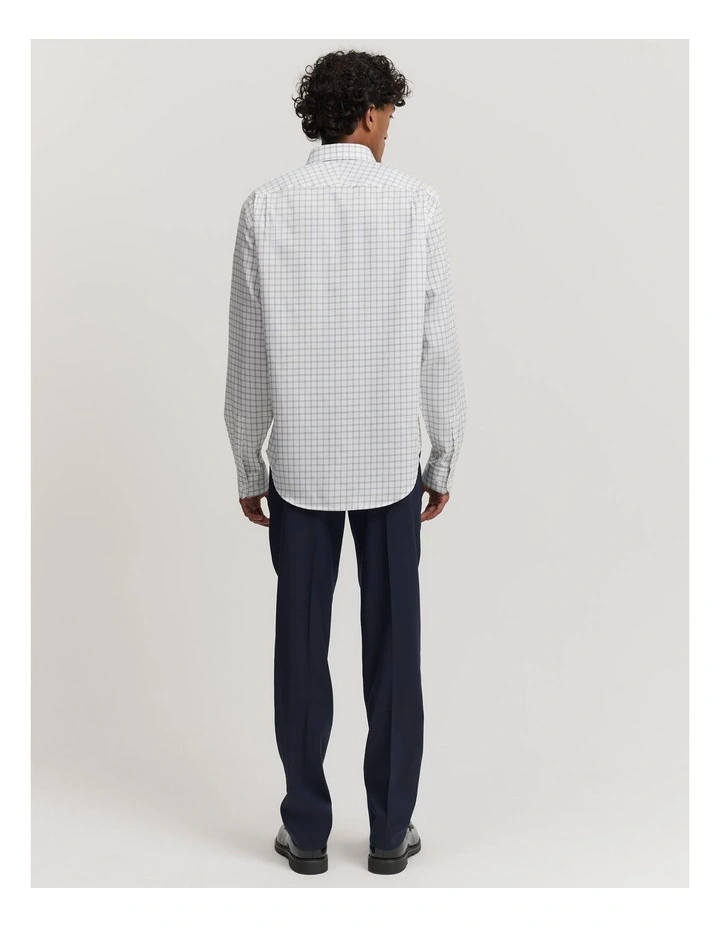 Grid Travel Shirt in Black image 4