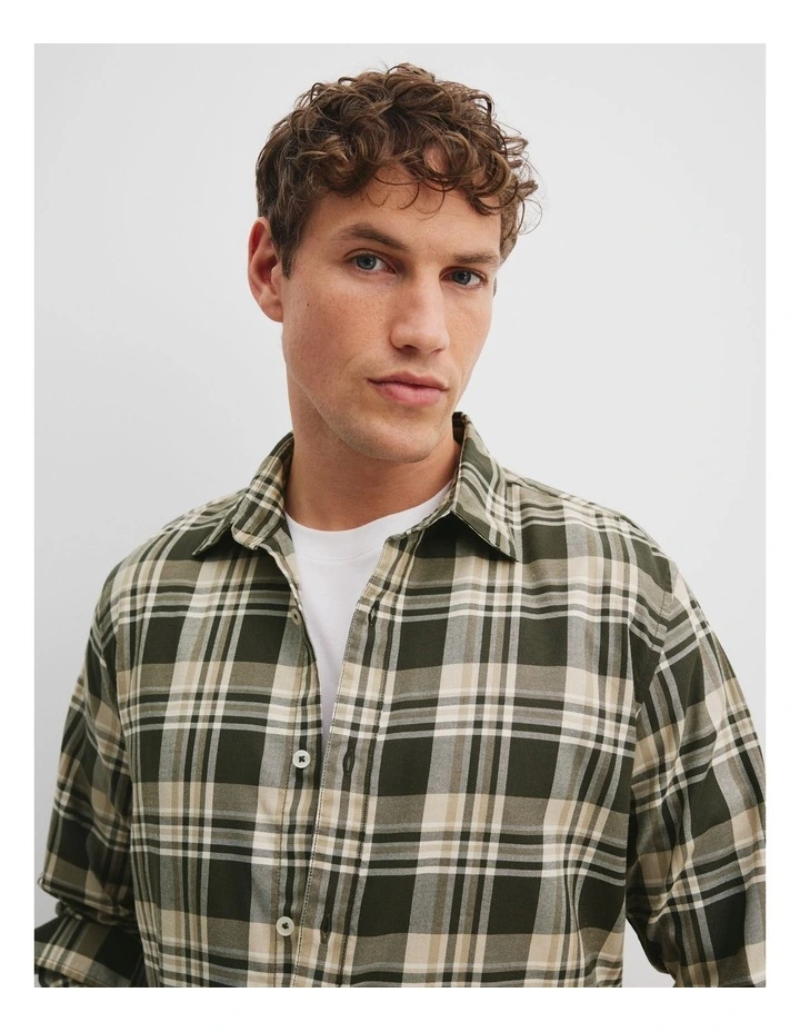 Crossroads Organic Cotton Flannel - Khaki