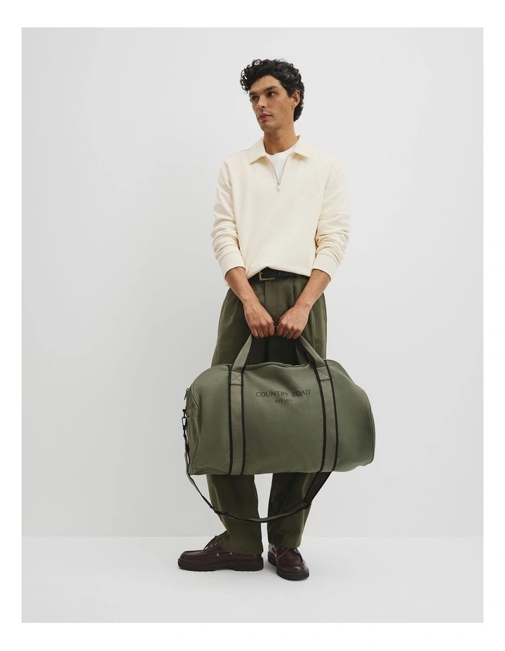 Logo Tote in Moss Green image 2