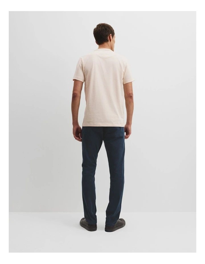 Verified Australian Cotton Heritage T-shirt in Ecru image 4