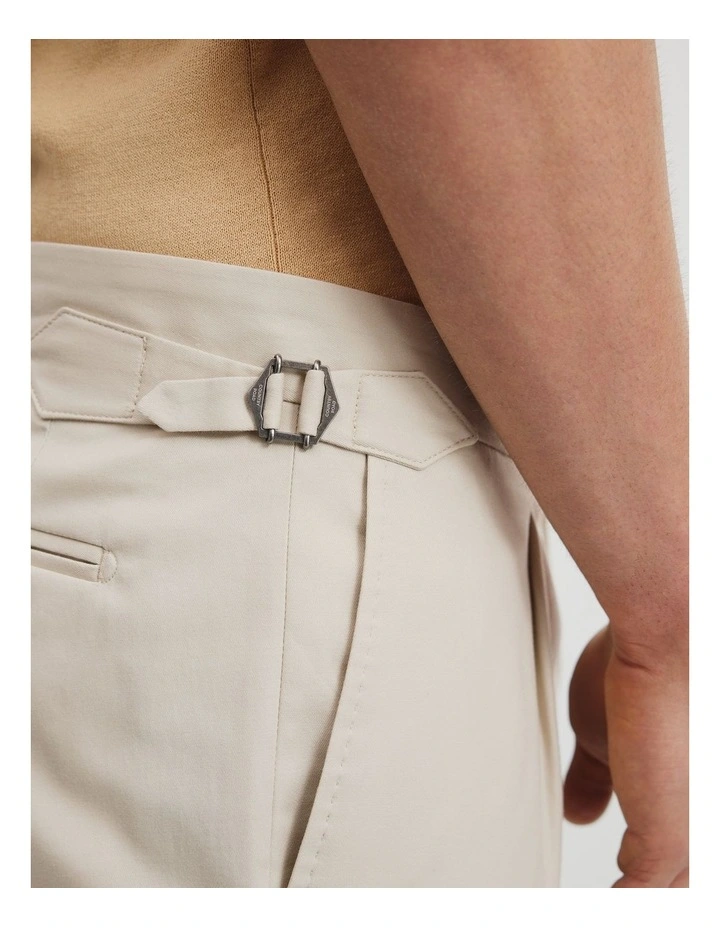 Cotton Twill Pant in Tan image 3