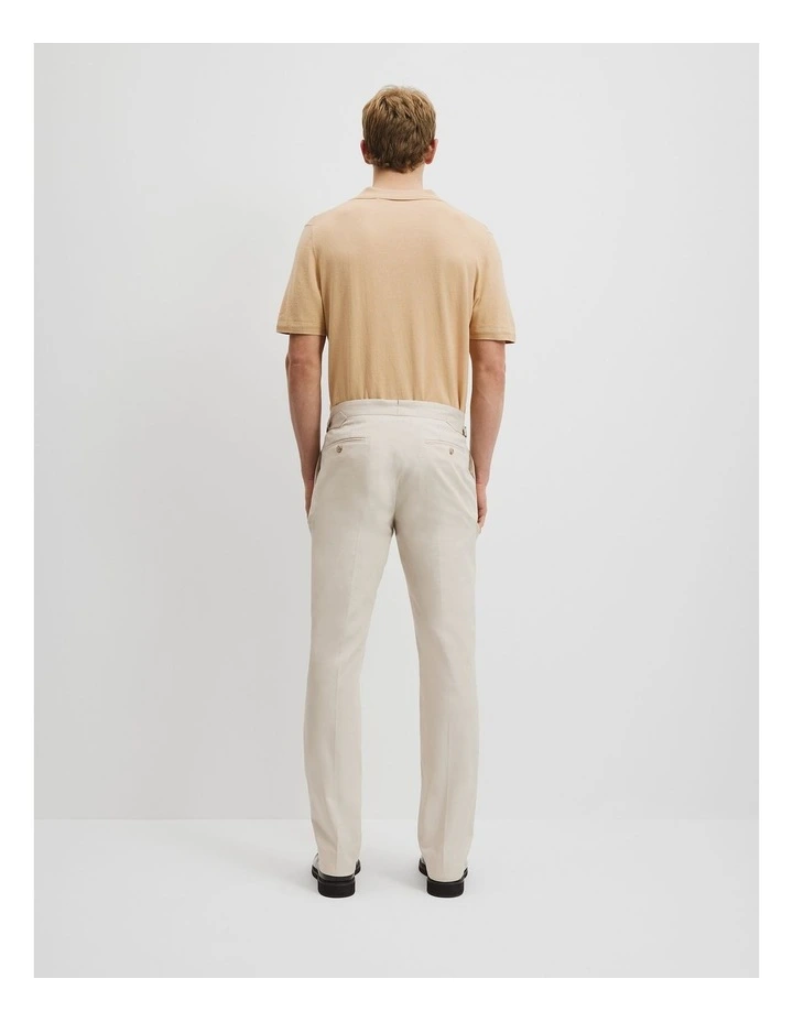Cotton Twill Pant in Tan image 4