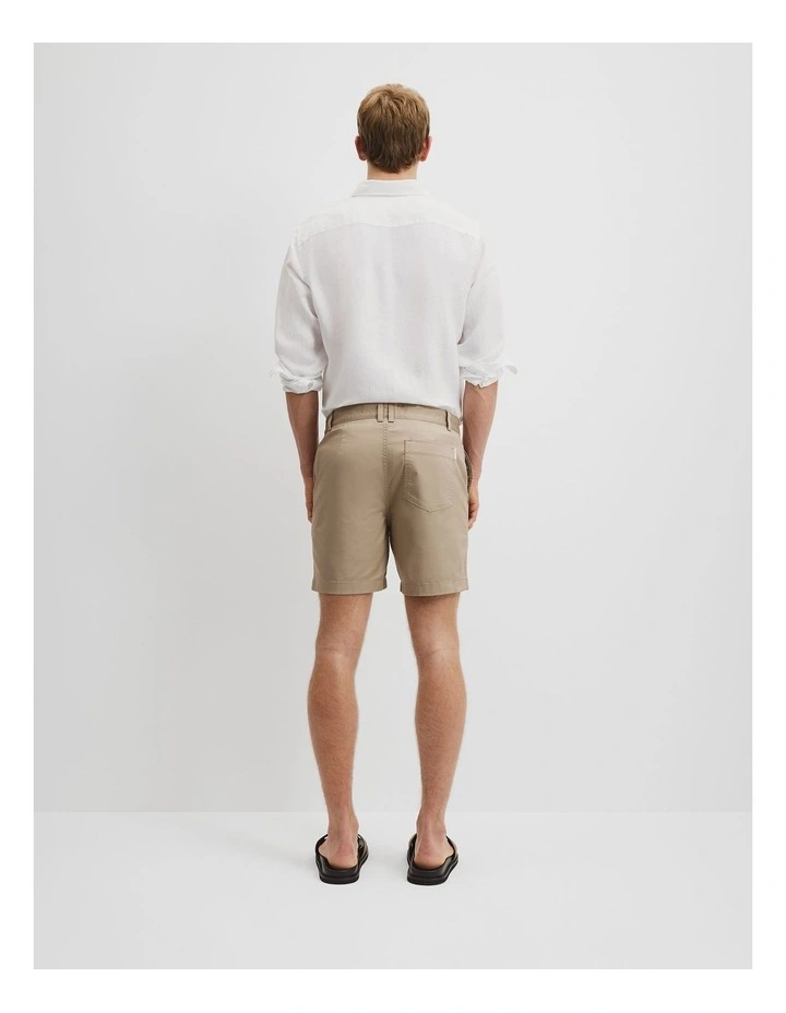 Verified Australian Cotton 6'' Chino Short in Birch image 4