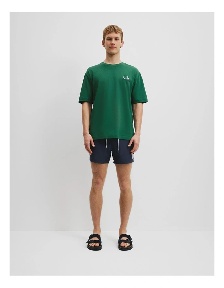 Australian Cotton Modern Logo T-Shirt in Jungle image 3