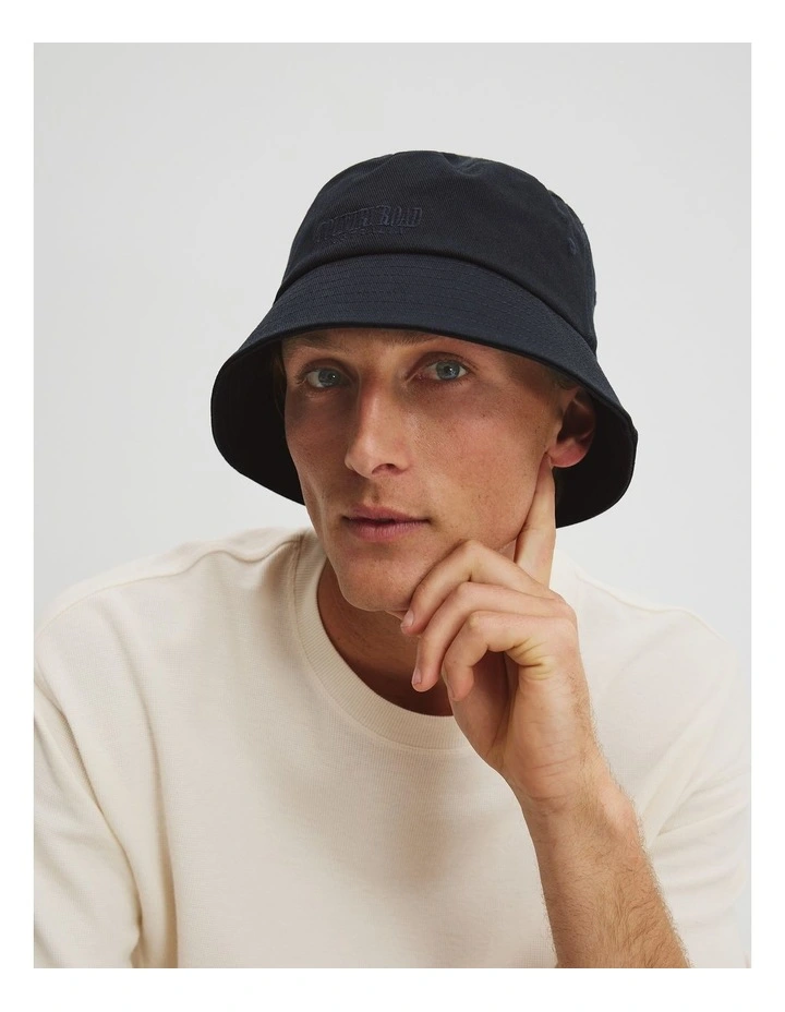 Heritage Bucket Hat in Navy image 2