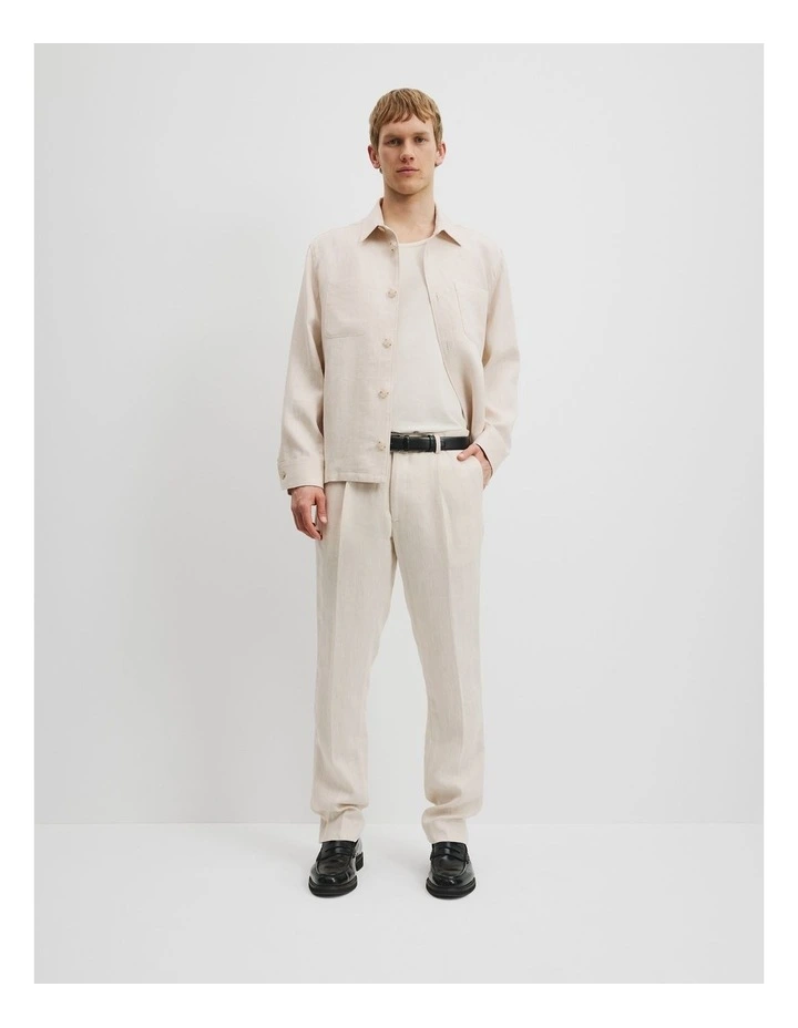 Linen Pant in Stone image 5