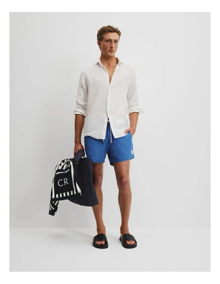 Blend CR Logo Swim Short in Marine Blue image 1