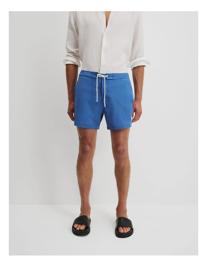 Blend CR Logo Swim Short in Marine Blue image 2