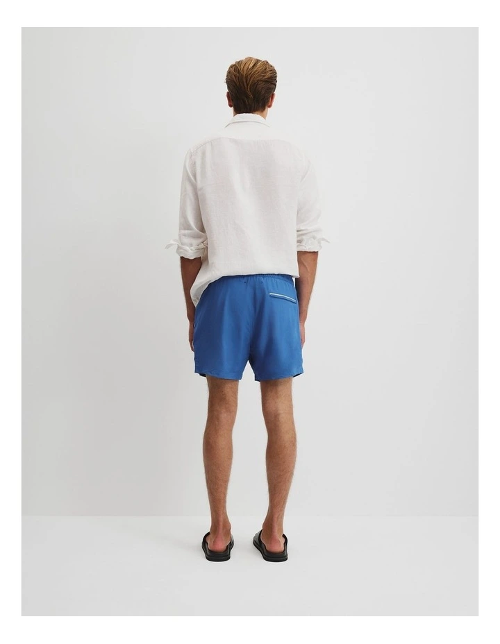 Blend CR Logo Swim Short in Marine Blue image 4