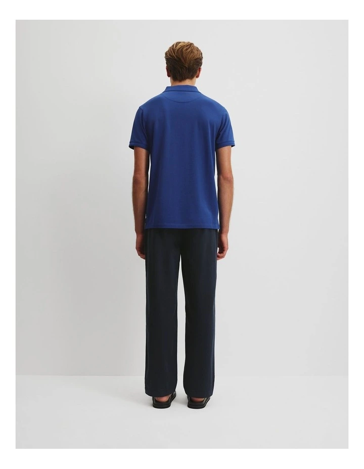 Australian Cotton Pique Polo in Ultra Marine image 4