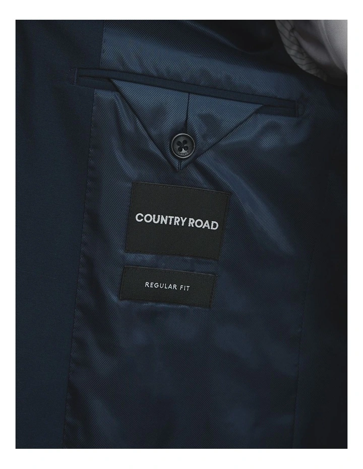 Regular Fit Cotton Jacket in Ink image 5