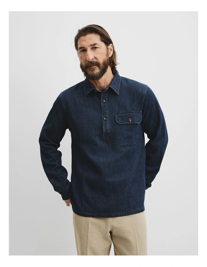 Regular Fit Shirt in Indigo image 1