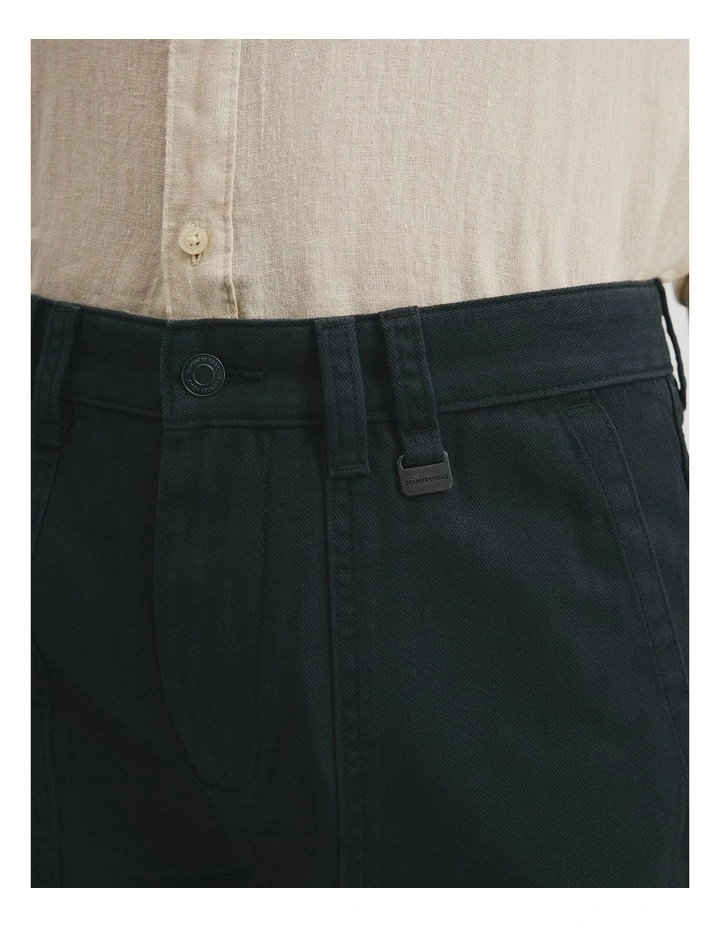 Utility Short in Washed Black image 2