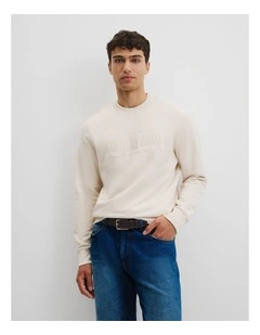Australian Cotton Heritage Sweat in Ecru