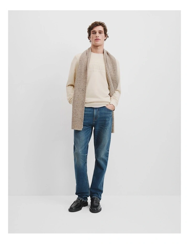 Verified Australian Cotton Heritage Sweat in Ecru image 3