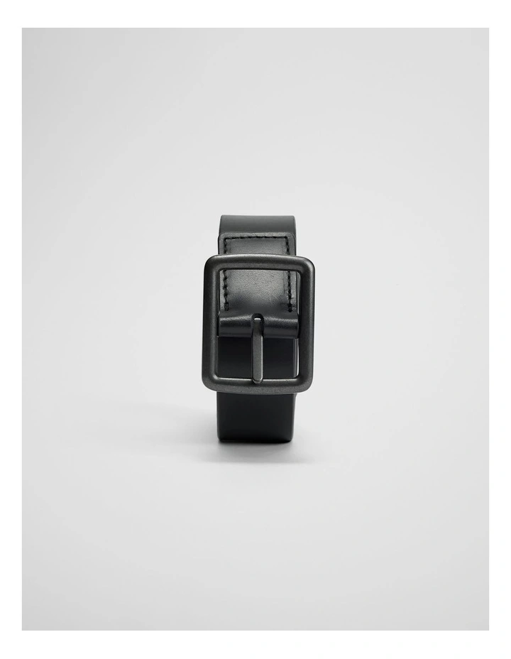 Toby Reversible Belt in Black image 1