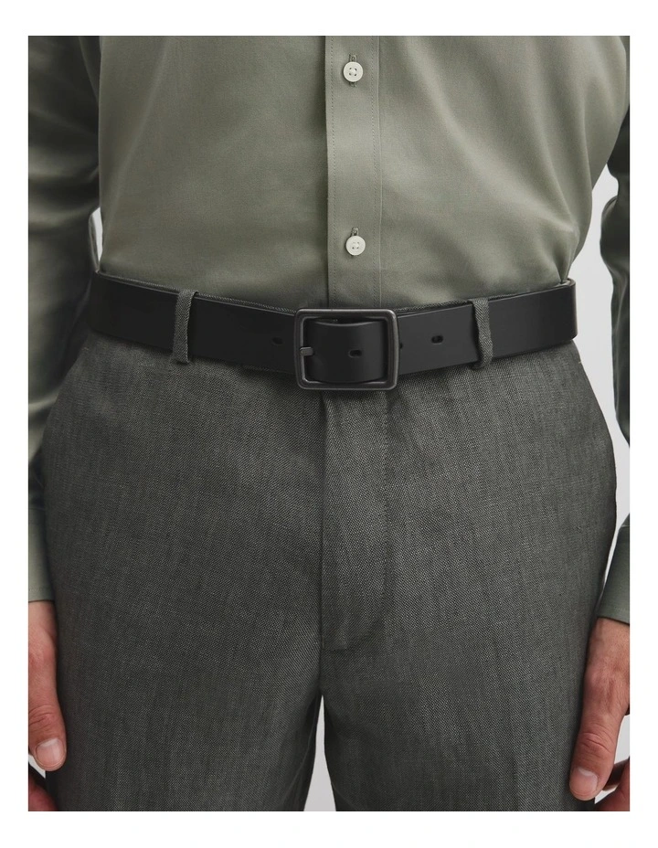 Toby Reversible Belt in Black image 2