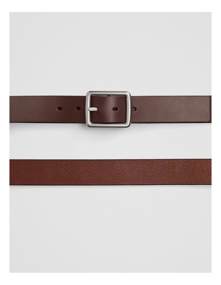 Toby Reversible Belt in Cognac image 3