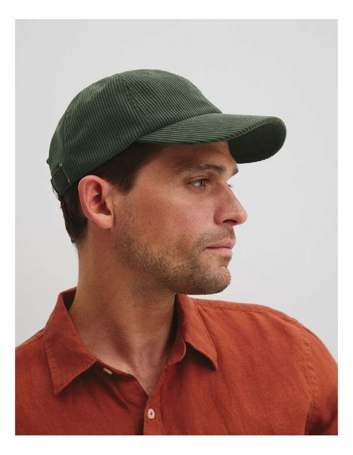 Corduroy Cap in Thyme image 2