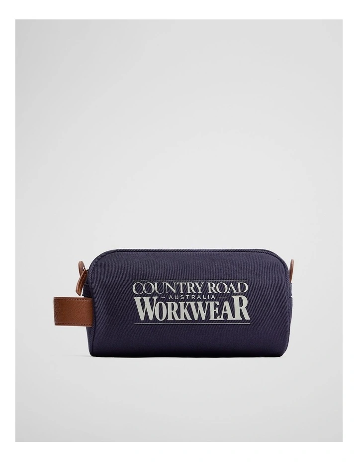 Workwear Washbag in Navy image 1