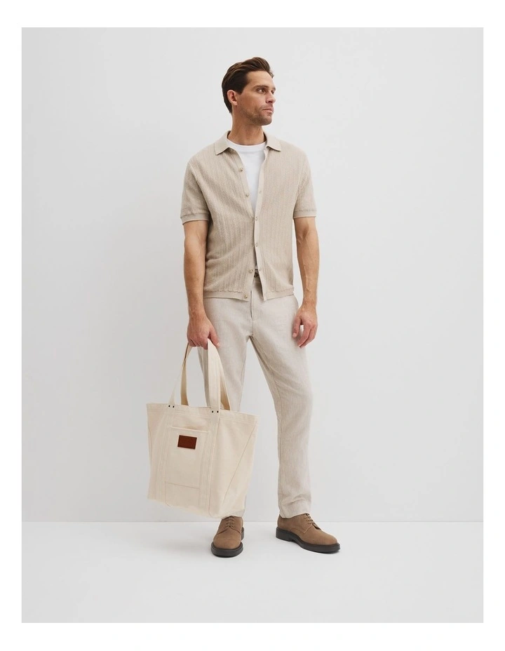 Workwear Shopper in Ecru image 2