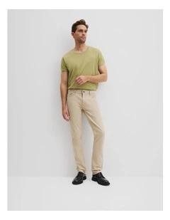 Twill Five-pocket Pant in Stone