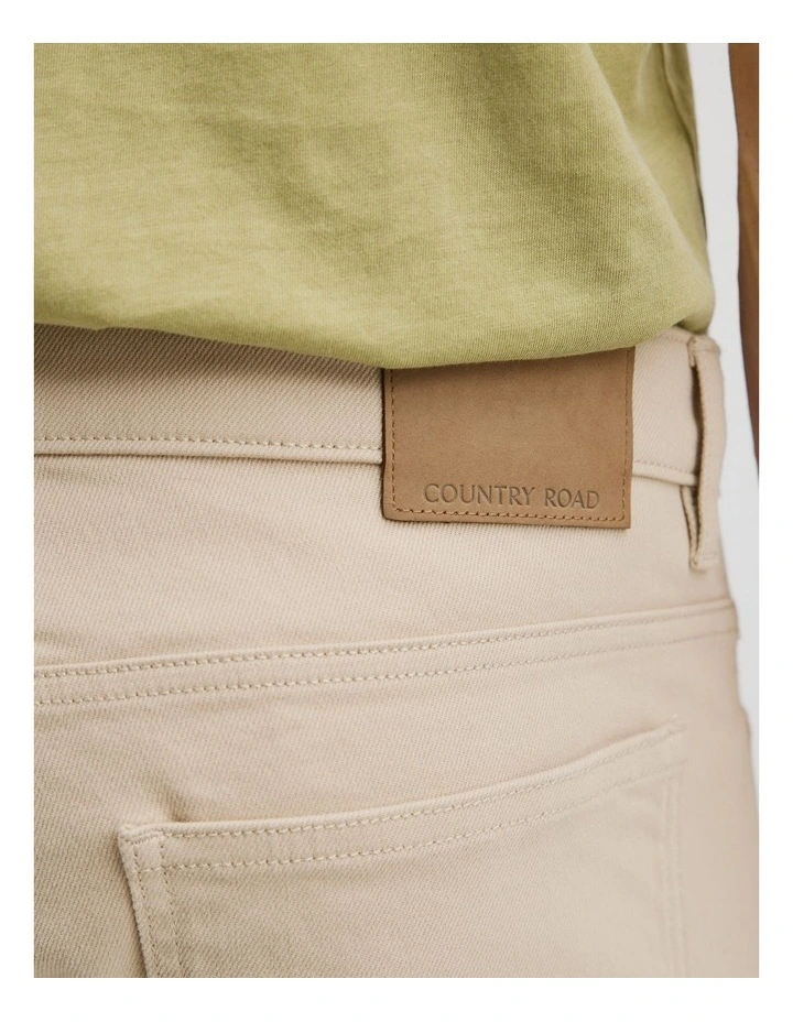 Twill Five-pocket Pant in Stone image 3