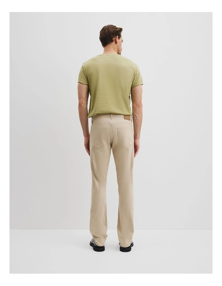 Twill Five-pocket Pant in Stone image 4