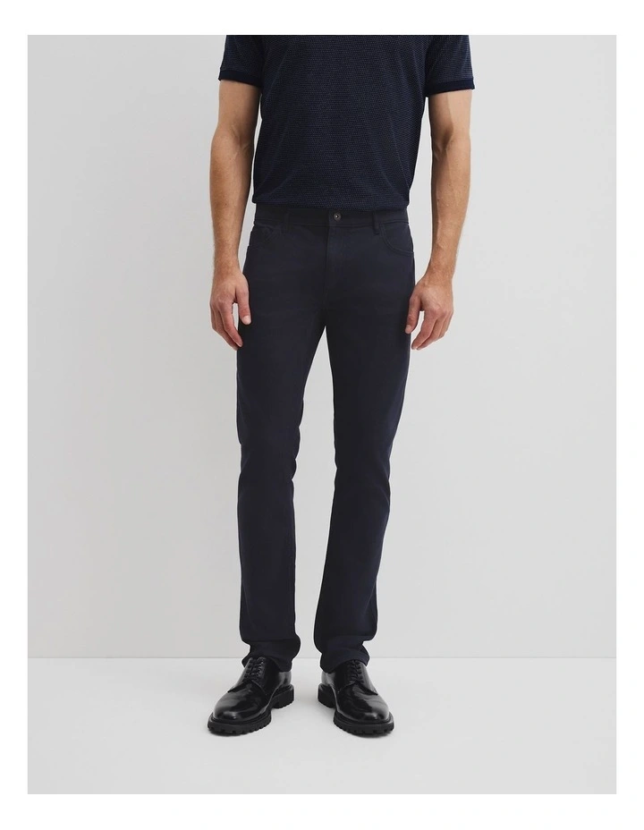 Twill Five-pocket Pant in Navy image 2