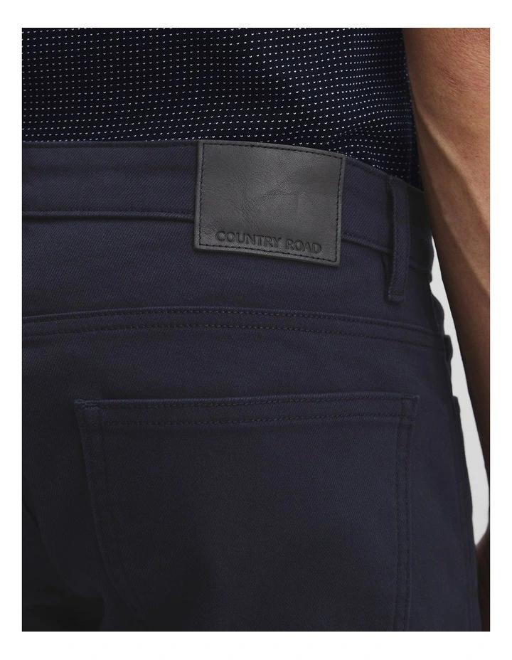 Twill Five-pocket Pant in Navy image 3