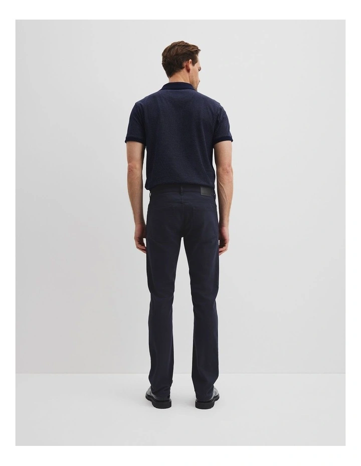 Twill Five-pocket Pant in Navy image 4