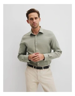 Slim Fit Oxford Shirt in Eucalyptus