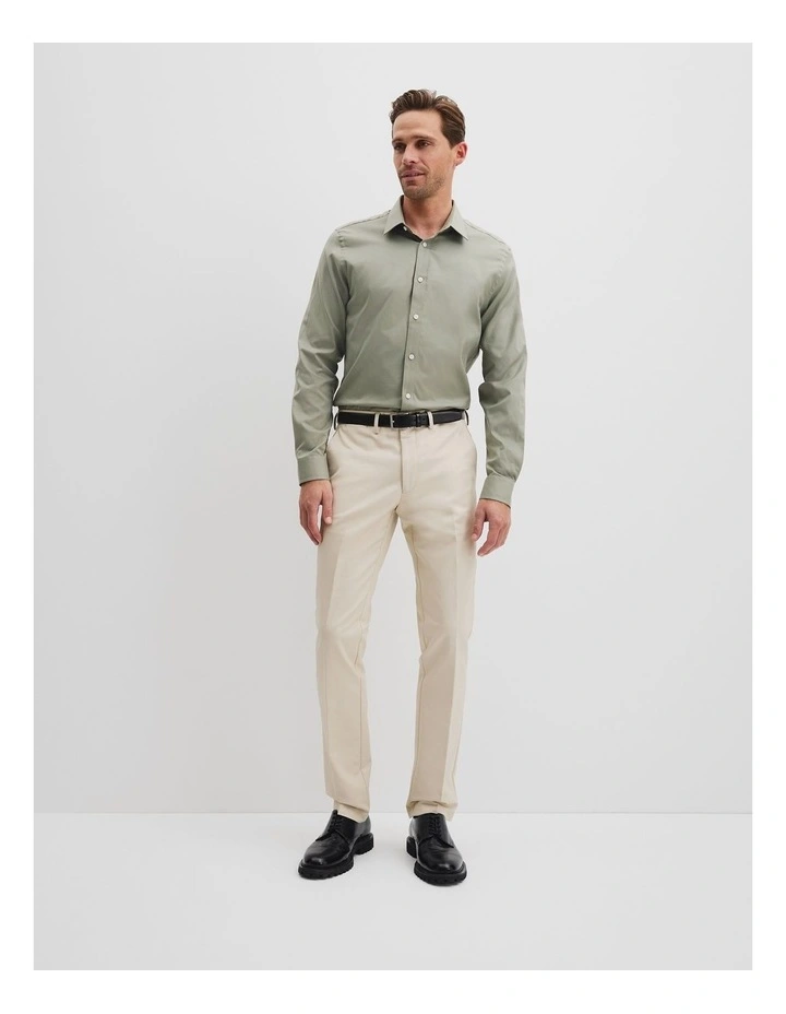 Slim Fit Oxford Shirt in Eucalyptus image 3