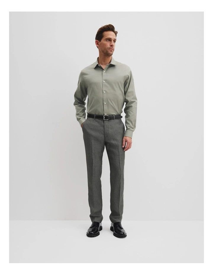 Regular Fit Oxford Shirt in Eucalyptus image 3
