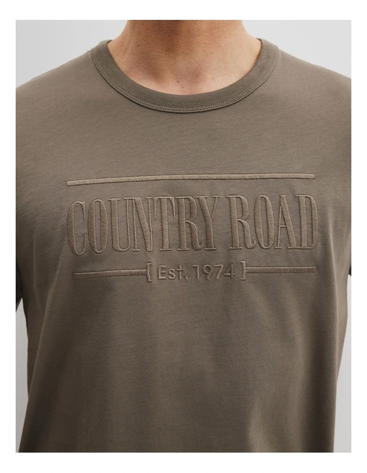 Verified Australian Heritage T-shirt in Mushroom image 2