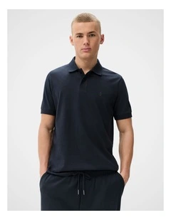 Classic Jersey Polo in Navy