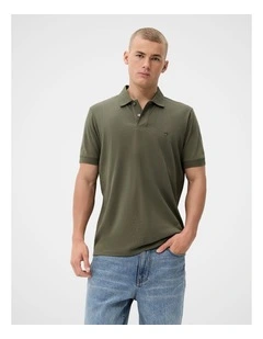 Classic Jersey Polo in Khaki
