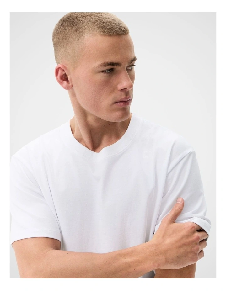 Relaxed T-Shirt in White image 4