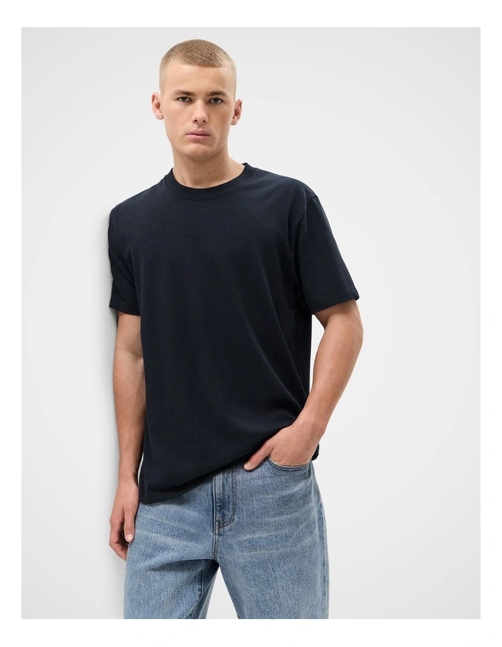 Relaxed T-Shirt in Navy image 1
