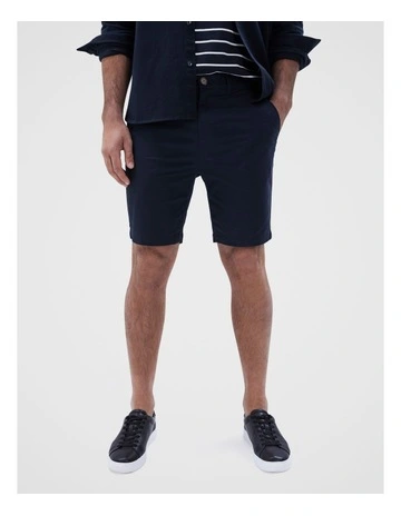 Slim Chino Short in Navy