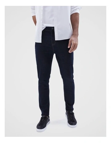 Slim Tapered Jean in Dark Denim