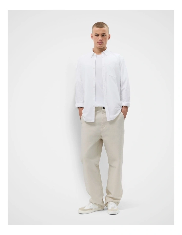Oxford Regular Fit Shirt in White image 1
