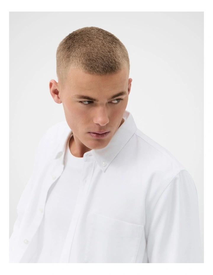 Oxford Regular Fit Shirt in White image 4
