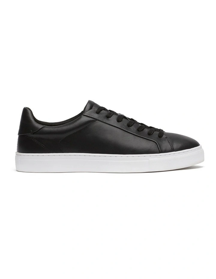 Lucas Leather Sneaker in Black image 1