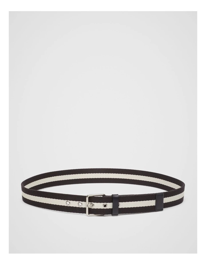 Ashton Webbing Belt in Navy image 1