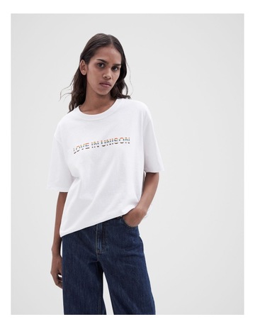 Love In Unison T-Shirt in White