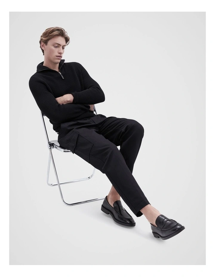 Utility Pant in Black image 2