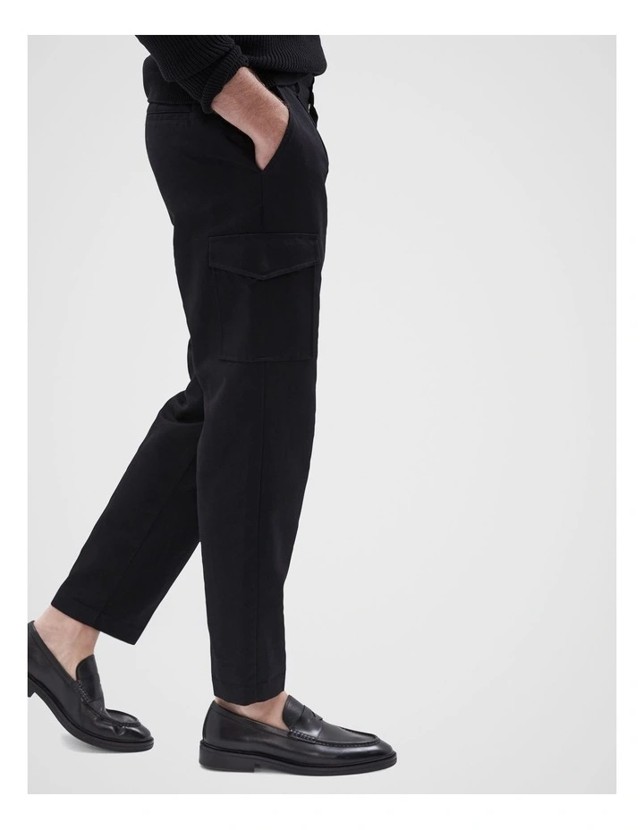 Utility Pant in Black image 4